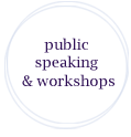 public speaking and workshop
